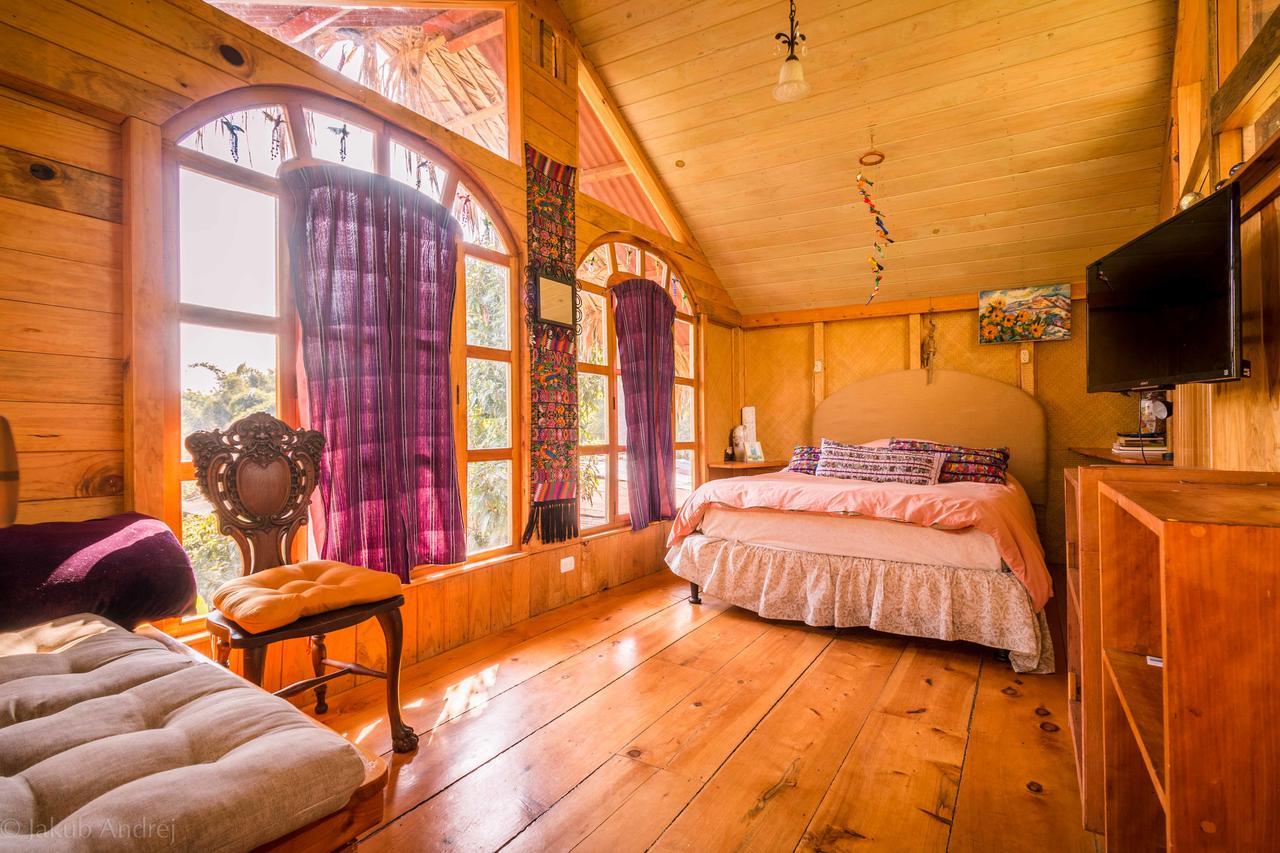 Lake Front Cabin At Los Elementos 圣克鲁斯拉拉古纳 外观 照片