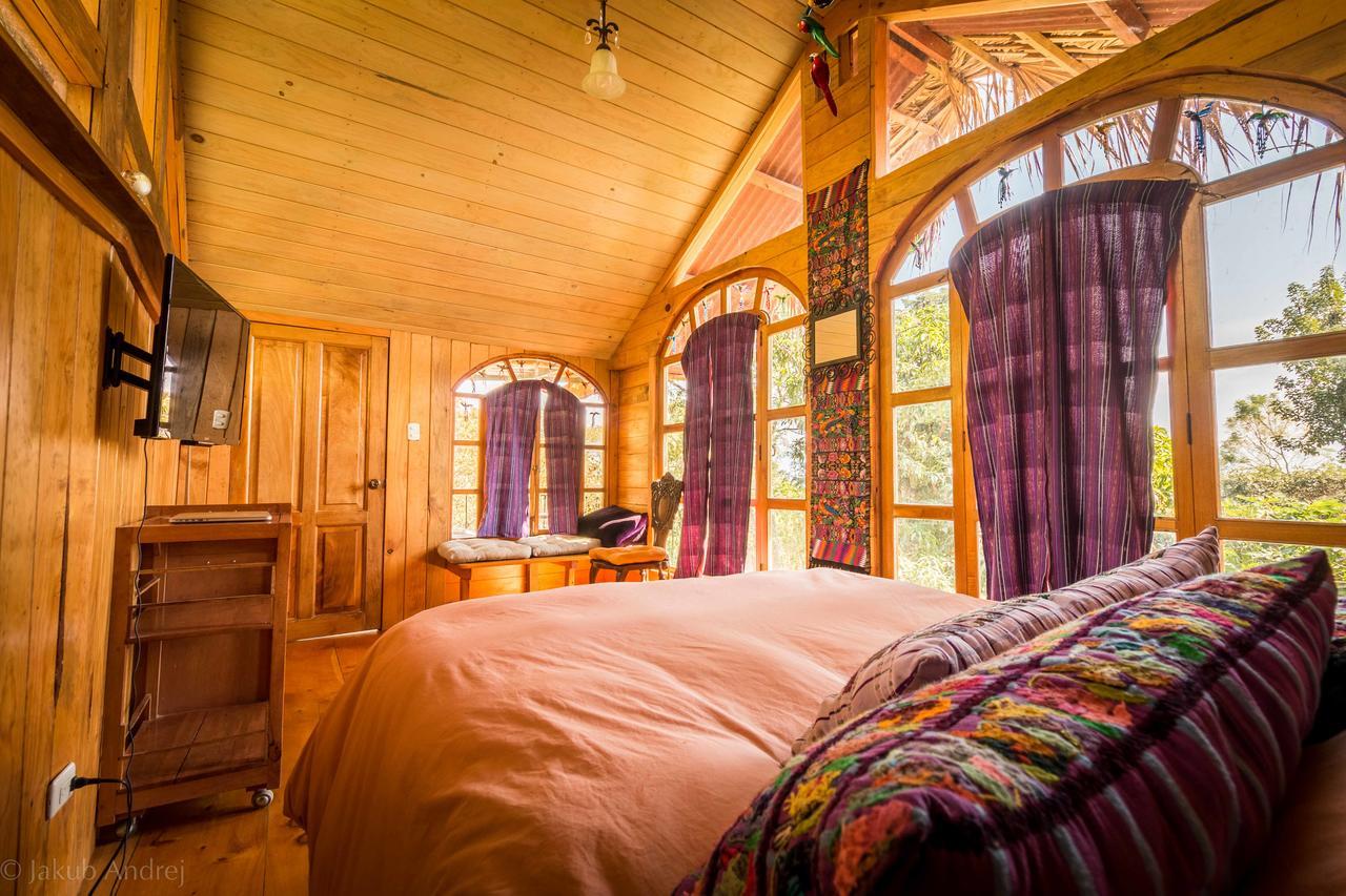 Lake Front Cabin At Los Elementos 圣克鲁斯拉拉古纳 外观 照片